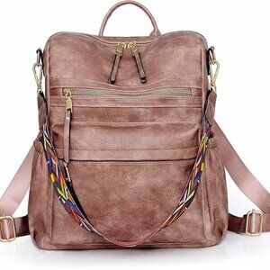 Dora & Liz Womens Backpack Purse Leather Backpack Purse for Women Travel Fashion